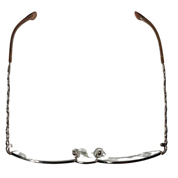 Catherine Deneuve CD-246 GLD Eyeglasses Frames Gold Oval Half Rim 52-17-140 - Picture 7 of 8